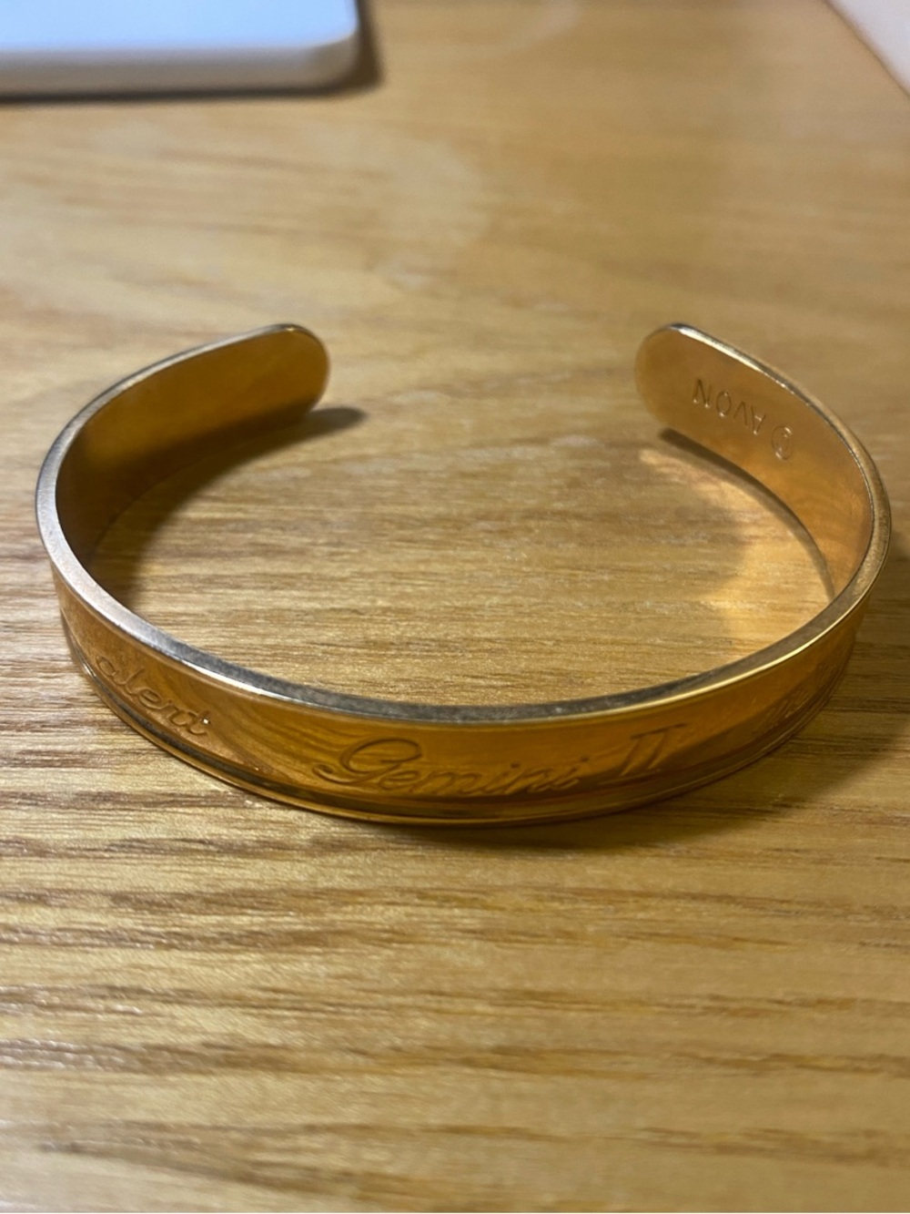 Avon Gold-Plated Gemini II Cuff Bracelet